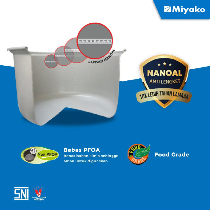Miyako Rice Cooker Magic Warmer Plus MCM-559 2 Liter - MCM559 SBC